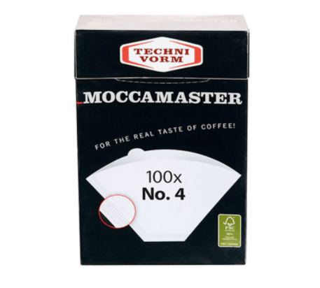 100 filtres papier N°4 pour cafetières Moccamaster