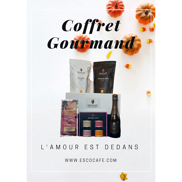 Coffret gourmand de café de qualité de Colombie par Escocafé