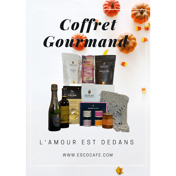 Coffret gourmand de café de qualité de Colombie par Escocafé